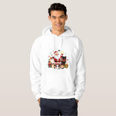 Pawsitively Jolly: Santa’s Merry Menagerie Hoodie (Voorkant volledig)