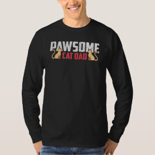 PAWSOME beste kat papa ooit T-shirt