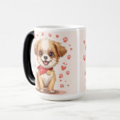 Pawsome Dog Mok: schattigheid in elke slok Magische Mok (Voorkant links)