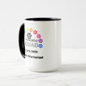 Pawsome nom vétérinaire Mug (Devant gauche)