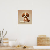 Pawsome Pup Poster (Keuken)