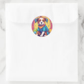 Pawsome Pup: speelse Sticker (Tas)