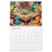 Pawsome : Un calendrier de dessin pour chats (Feb 2027)