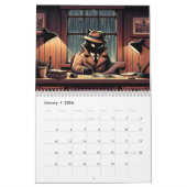 Pawsome : Un calendrier de dessin pour chats (Jan 2026)