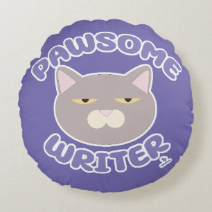 Pawsome Writer Epic Author Kat Rond Kussen