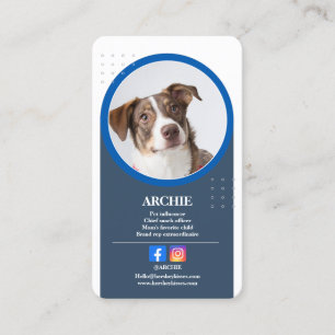 Pawsomely Professional: Hond foto sociale media Visitekaartje
