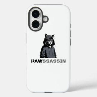 PAWSSASSIN Kat Telefoonhoesje iPhone 16 Hoesje