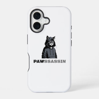 PAWSSASSIN Kat Telefoonhoesje iPhone 16 Hoesje