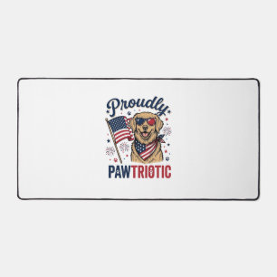 Pawtriotique chien conception de t-shirt vintage p