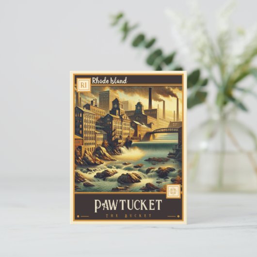 Pawtucket, Rhode Island |  Briefkaart (Staand voorkant)