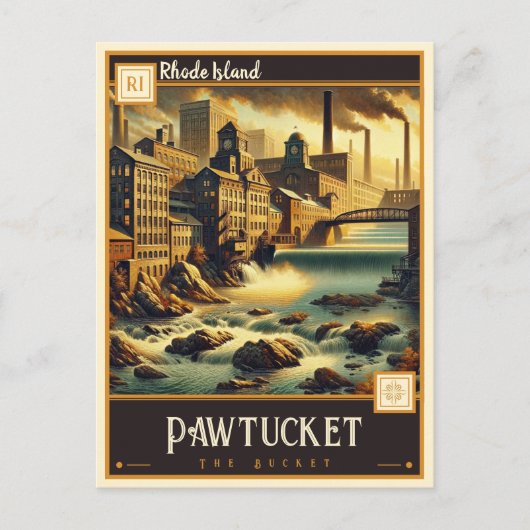 Pawtucket, Rhode Island |  Briefkaart (Voorkant)