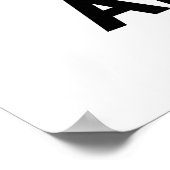 Pawty Animal Funny Party Cat Pun Poster (Hoek)