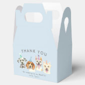 Pawty Puppy Dog Birthday Dank je Bedankdoosjes (Geopend)