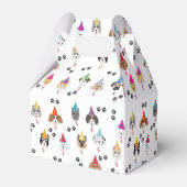 Pawty schattig verjaardagsfeestje honden bedankdoosjes (Achterkant)