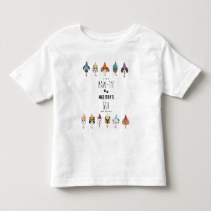 Pawty Schattige Dogs Verjaardagsfeestje Kinder Shirts