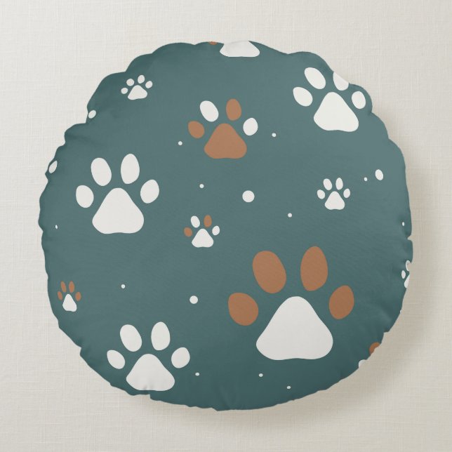Pawz Rond Kussen (Voorkant)