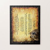 Pax Christos, Leeuw met Jesaja 11:6-9 Legpuzzel (Verticaal)