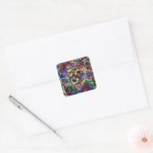Pax Cube Viscom Vierkante Sticker (Envelop)