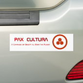Pax Cultura Briefpapier Bumpersticker (Op auto)