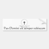 Pax Domini sit semper vobiscum Bumpersticker (Voorkant)