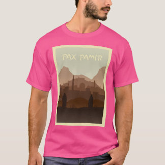 Pax Pamir - Bordspellen - Minimalistische reispost T-shirt