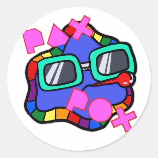 Pax Pox LGBTQ-Stickers Ronde Sticker (Voorkant)