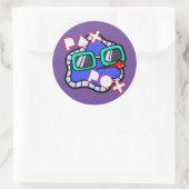 Pax Pox Purple Sticker 6 pack (Sac)