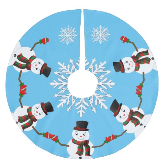 Pax the snowman kerstboom rok (Voorkant)