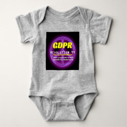 Paxspiratie GDPR Baby Football Bodysuit