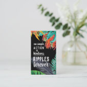 Pay it Forward Random Act of Kindness Paradise Visitekaartje (Staand voorkant)