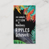 Pay it Forward Random Act of Kindness Paradise Visitekaartje (Voorkant)