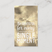 Pay it Forward Random Kindness Act Gratitude Gold Visitekaartje (Voorkant)