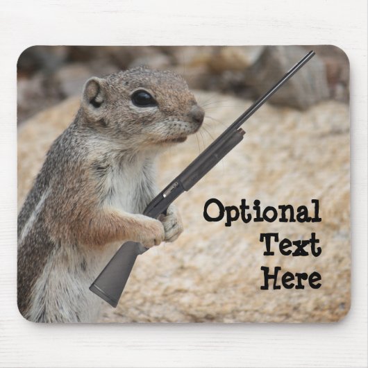Payback Squirrel  Mousepad Muismat (Voorkant)
