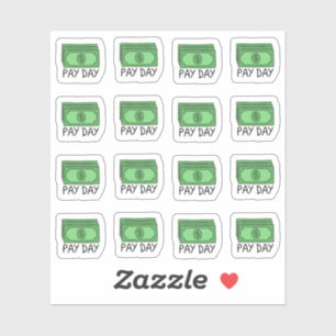 Payday Paycheck Planner Financiering Tracker Plann Sticker