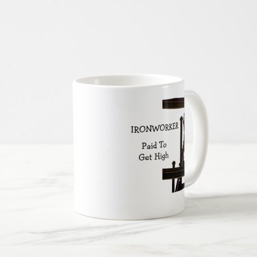 Payé Pour Obtenir Une Mug Élevée (Devant droit)