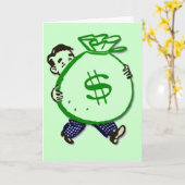 Payez-lui la carte de voeux en avant (Fleur jaune)