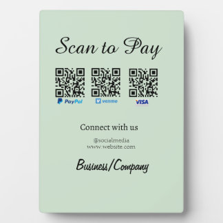 paypal venmo visa kaart scan om QR sociale media t Fotoplaat