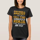 Payroll Analyst T-shirt (Voorkant)