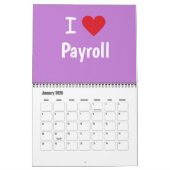Payroll is mijn leven Vrouw manager Kantoor Kalender (Jan 2026)