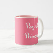 Payroll Princess Special Payroll Manager Tweekleurige Koffiemok (Voorkant rechts)