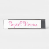Payroll Princess Specialist Payroll Clerk  Bureau Naambordje (Voorkant)