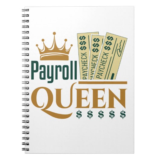 Payroll Queen Notitieboek (Voorkant)