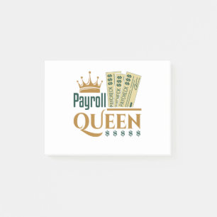 Payroll Queen Post-it® Notes