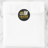 Payroll Queen Ronde Sticker (Tas)