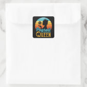 Payroll Queen Vrouwen Vierkante Sticker (Tas)