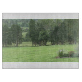 Pays 1 planche à découper en verre (Devant)