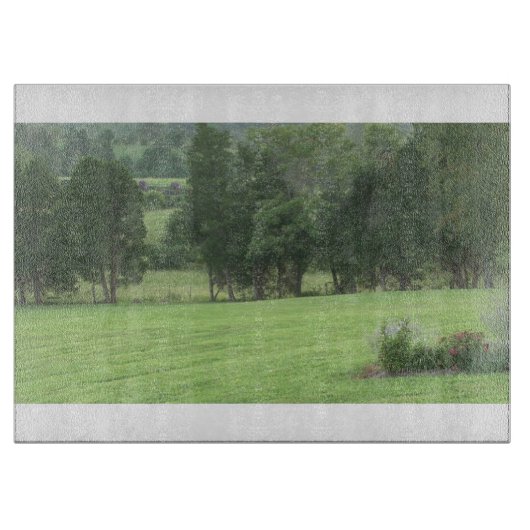 Pays 1 planche à découper en verre (Devant)