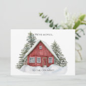 Pays Accueil Faire-part de déménagement (Debout devant)