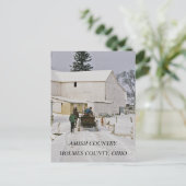 PAYS AMISH, LE COMTÉ DE HOLMES. Carte postale de (Debout devant)