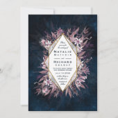 Pays art floral invitation mariage, invitation (Devant)